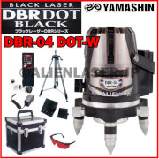 【約2〜5日で出荷】ヤマシン 3ライン ドット レッド墨出し器 DBR-04DOT-W 本体+受光器+三脚